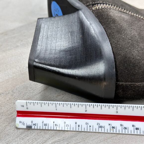 House of Harlow Womens Ankle Boots Size 6.5 Brown Leather Vintage Style Boot New - Picture 12 of 13